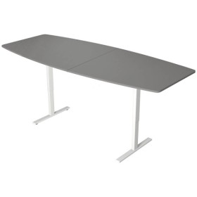 Konferenztisch Move 3 10306010, elektrisch höhenverstellbar 72-120cm (H), 250x100cm (BxT), 6 Personen, Tonnenform