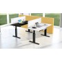Sitz-Steh-Schreibtisch Move 3 elegant, elektrisch höhenverstellbar, 72-120cm (H), 160x80cm