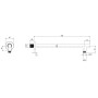 Villeroy & Boch Universal Showers Regenbrausearm rund
