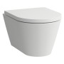 LAUFEN Kartell Spülrandloses Wand-WC Compact, Tiefspüler