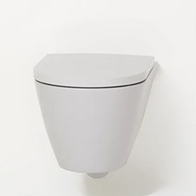 Cuvette murale sans bride LAUFEN Kartell Compact, à chasse d'eau profonde