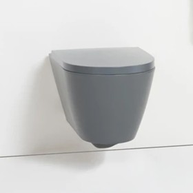 WC mural sans bride LAUFEN Kartell Compact, à chasse d'eau réduite