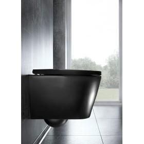 LAUFEN WC mural sans bride Kartell Compact, à chasse d'eau par le fond