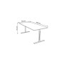 Schreibtisch Form 1, 75cm (H), 180x80cm