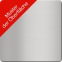 Padua Empfangstheke silber/weiss