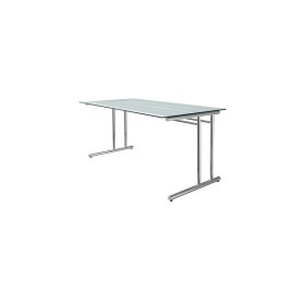 Schreibtisch, manuell höhenverstellbar, 68-82cm (H), 160x80cm