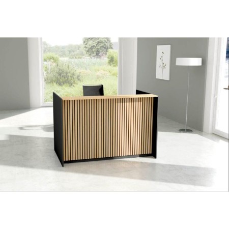 Empfangstheke Marino up & down für 1 Person, eiche 166,0 x 98,0 x 112,0 cm