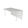 Anbautheke weiss, nussbaum/weiss 3295