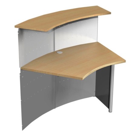 Anbautheke Genua 3991 buche Freiform 118x70 cm (BxT)