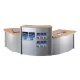 Anbautheke Genua 3992 buche rechteckig 116x70 cm (BxT)