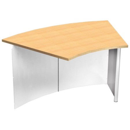 Anbautisch Genua 3993 buche Freiform 126,5x80 cm (BxT)