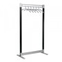 Garderobenständer Montana 6552, Metall, silber, schwarz