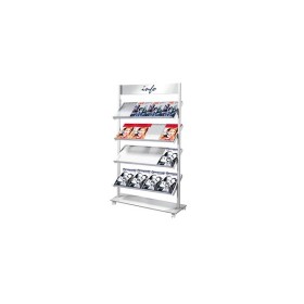 Espositore per opuscoli argento DIN A4