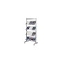 Prospektregal Ecoline silber DIN A4