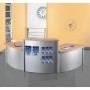 Drahtprospektfach tec-art DIN A4 silber