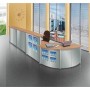 Drahtprospektfach tec-art DIN lang silber