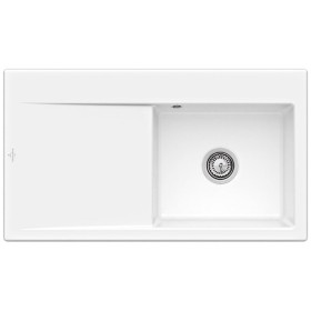 Villeroy & Boch Subway Style 50 Einbauspüle, Ablaufgarnitur mit Handbetätigung, Becken rechts