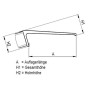 Verladerampe paar SuperLeicht-Schiene AO Länge 1500 mm - Tragkraft (Paar) 1000 kg - Auffahrhöhe 210/ 360 mm