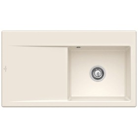 Villeroy & Boch Subway Style 50 Einbauspüle, Ablaufgarnitur mit Handbetätigung, Becken rechts