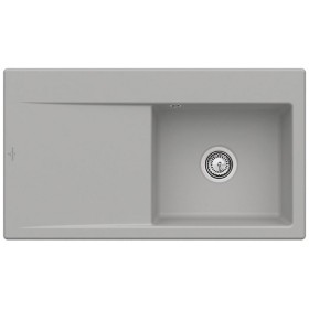 Villeroy & Boch Subway Style 50 Einbauspüle, Ablaufgarnitur mit Handbetätigung, Becken rechts