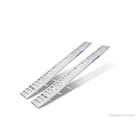 Verladerampe paar ExtraKompakt-Schiene DO 65 mm Länge 2450 mm - Tragkraft (Paar) 2500 kg - Auffahrhöhe 573/ 677 mm