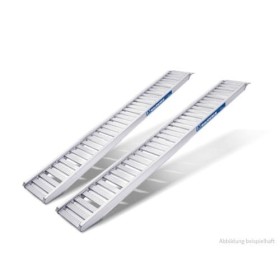 Verladerampe paar Allround-Schiene B mit Rand Länge 2670 mm - Tragkraft (Paar) 5200 kg - Auffahrhöhe 610/ 720 mm