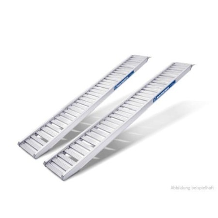Verladerampe paar Allround-Schiene B mit Rand Länge 2670 mm - Tragkraft (Paar) 5200 kg - Auffahrhöhe 610/ 720 mm