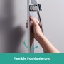 hansgrohe Unica E Brausestange 90 cm mit Brausehalter und Brauselauch 160 cm