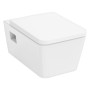 hansgrohe EluPura Original Q Wand WC Set 540 AquaChannel Flush, HygieneEffect mit WC-Sitz mit SoftClose und QuickRelease
