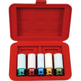 PROJAHN Schlag-Steckschlüssel-Set für Leichtmetallfelgen metrisch 12,5 / 1/2" 5-tlg.