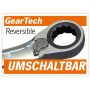 PROJAHN GearTech Ratschenschlüssel-Satz 4-in-1 2-tlg. umschaltbar metrisch Doppelringschlüssel