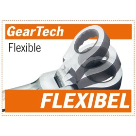 Set di chiavi a cricchetto flessibili PROJAHN GearTech senza pulsante di inversione 14 pezzi metrici