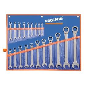 PROJAHN GearTech Ratschenschlüssel-Satz Klassik ohne Umschaltknopf 20-tlg. metrisch