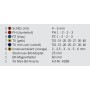 PROJAHN COLOR Bit-Box mit 6,3 / 1/4" 25 mm 33-tlg. Bit-Umschaltknarre XS
