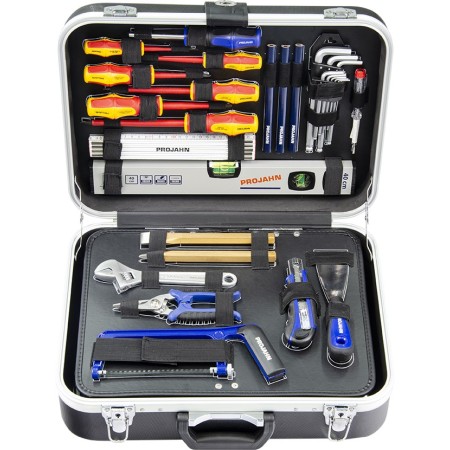 PROJAHN proficraft Werkzeugkoffer ELEKTRO metrisch 6-kant 12,5 / 1/2" 128-tlg.