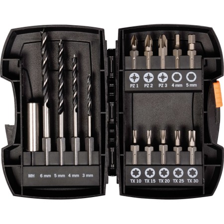 PROJAHN Bohrer-Bit-Satz E 6.3 Bit-Aufnahme 15-tlg.