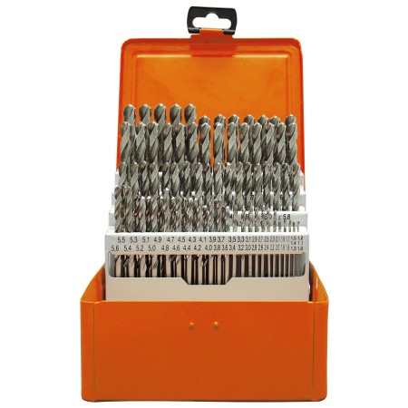 PROJAHN Spiralbohrer-Kassette HSS-G DIN 338 Typ N TURBO 50-tlg.