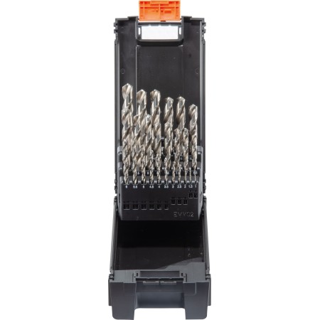 PROJAHN Spiralbohrer-Kassette HSS-G DIN 338 Typ N TURBO HSS-G DIN 338 Typ N TURBO 25-tlg.