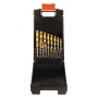PROJAHN Spiralbohrer-Kassette HSS-G TiN DIN 338 Typ SN 19-tlg.
