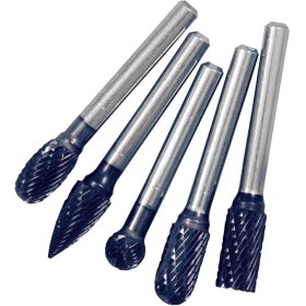 Set di frese in metallo duro PROJAHN con dentatura incrociata rivestimento TiALN 5 pezzi