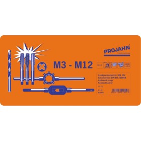 Outil de coupe de filetage PROJAHN HSS 44 pièces