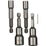 PROJAHN Steckschlüssel-Einsätze / Bits mit Dauermagnet metrisch und zoll 6,3 / 1/4" Sätze mehrteilig