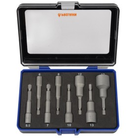 PROJAHN 1/4" Stecknuss Bit Satz 8tlg metrisch