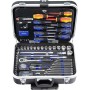 PROJAHN proficraft Werkzeug-Trolley Universal metrisch 6-kant 6,3 / 1/4" + 12,5 / 1/2" 130-tlg.