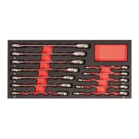 PROJAHN PROForm Einlagesystem GearTech Ratschenschlüssel Klassik ohne Umschaltknopf 12-tlg.