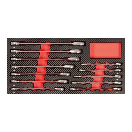 PROJAHN PROForm Einlagesystem GearTech Ratschenschlüssel Klassik ohne Umschaltknopf 12-tlg.