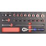 PROJAHN PROForm Einlagesystem 3/8" Steckschlüssel Satz 23-tlg.