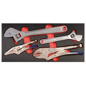 PROJAHN PROForm Einlagesystem Gripzangen und Rollgabelschlüssel 4-tlg.