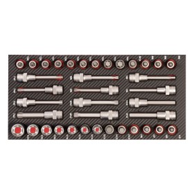 PROJAHN PROForm Einlagesystem 1/2" KFZ Spezial-Einlage 38-tlg.