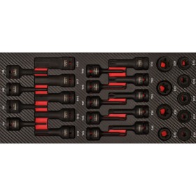 PROJAHN PROForm Einlagesystem 1/2" Schlagnuss-Set 28-tlg.